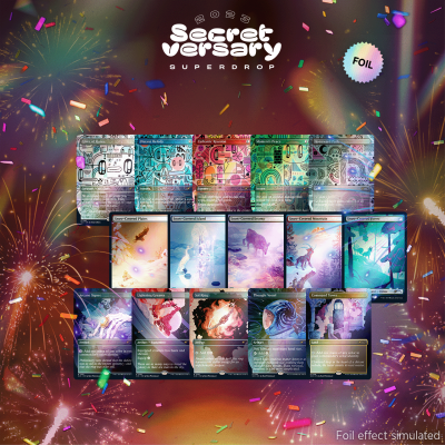 Secret Lair: Drop Series - Secretversary Superdrop 2023 (Holiday Gift Bag Bundle - Foil Edition)