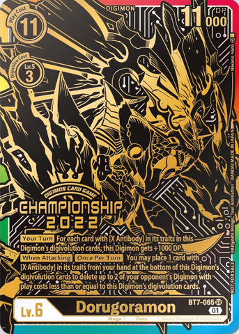 Dorugoramon [BT7-065] (2022 Championship Finals 1st Place) [Next Adventure Promos]