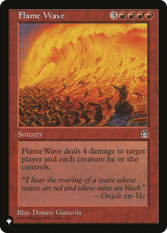 Flame Wave [The List Reprints]