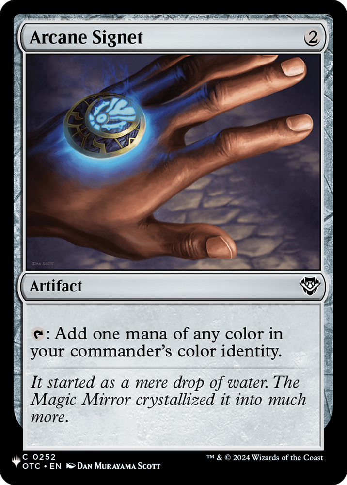 Arcane Signet (OTC) [The List]