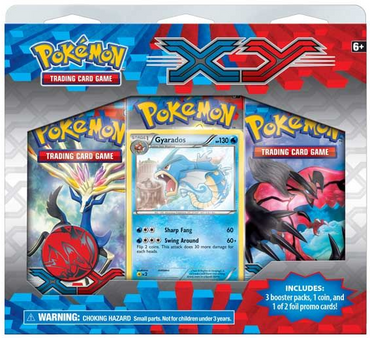 XY - 3-Pack Blister (Gyarados) (Promo Card Centered)