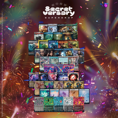 Secret Lair: Drop Series - Secretversary Superdrop 2023 (Goodie Bag Loaded with Non-Foils Bundle)