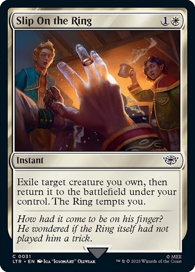 ring tempts you mtg cards The You! The Lord Of The Rings Meets Commander Magic The Ring Tempts You -