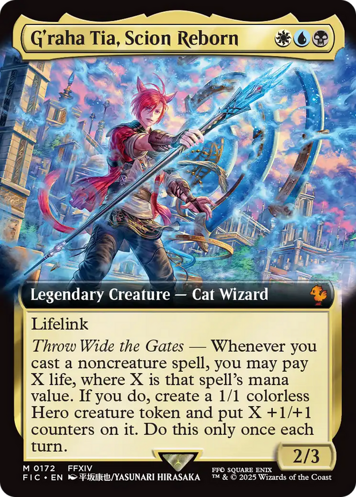 G'raha Tia, Scion Reborn (Extended Art) [FINAL FANTASY Commander]