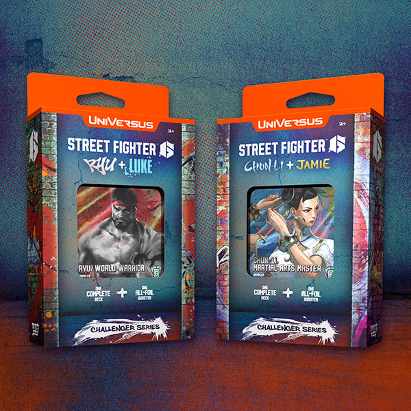 UniVersus CCG: Challenger Series Single Deck - Street Fighter Ryu + Luke decks