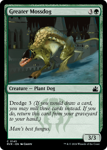 Greater Mossdog [Ravnica Remastered]