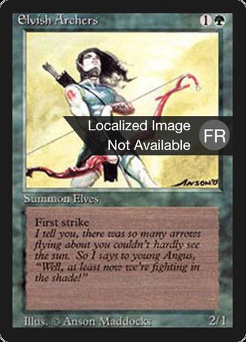 Elvish Archers [Foreign Black Border]