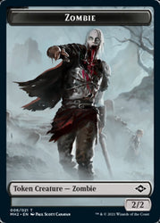 Clue (14) // Zombie Double-Sided Token [Modern Horizons 2 Tokens]