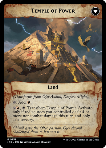 Ojer Axonil, Deepest Might // Temple of Power [The Lost Caverns of Ixalan]