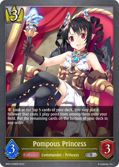 Pompous Princess (BP01-039EN) [Advent of Genesis]