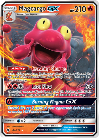 Magcargo GX (44/214) [Sun & Moon: Lost Thunder]