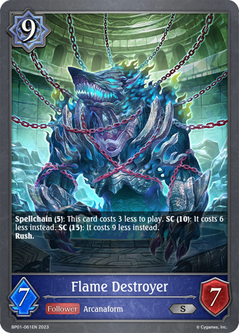 Flame Destroyer (BP01-061EN) [Advent of Genesis]