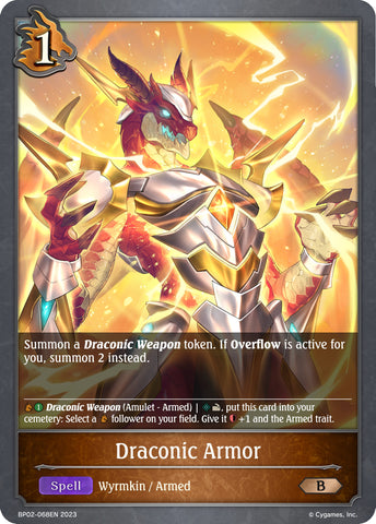 Draconic Armor (BP02-068EN) [Reign of Bahamut]