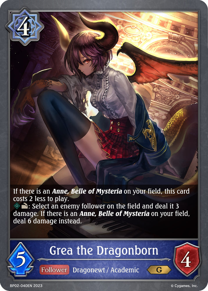 Grea the Dragonborn (BP02-040EN) [Reign of Bahamut]