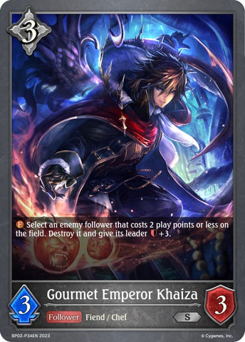 Gourmet Emperor Khaiza (BP02-P34EN) [Reign of Bahamut]