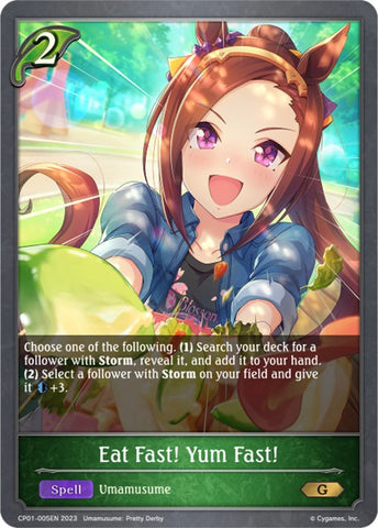 Eat Fast! Yum Fast! (CP01-005EN) [Umamusume: Pretty Derby]