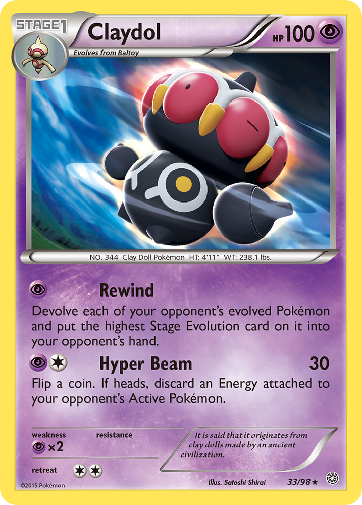 Claydol (33/98) [XY: Ancient Origins]