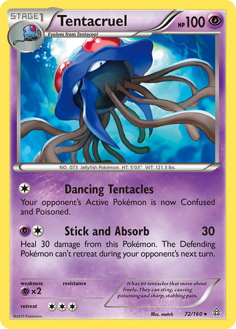 Tentacruel (72/160) [XY: Primal Clash]