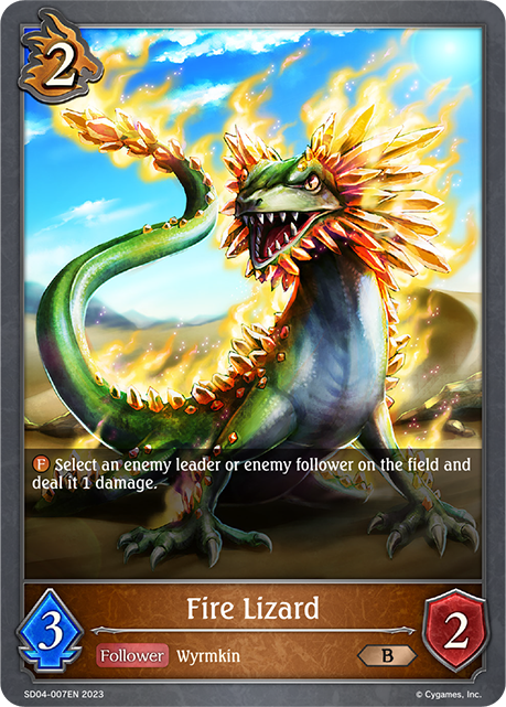 Fire Lizard (SD04-007EN) [Wrath of the Greatwyrm]