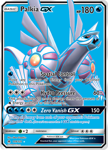 Palkia GX (119/131) [Sun & Moon: Forbidden Light]