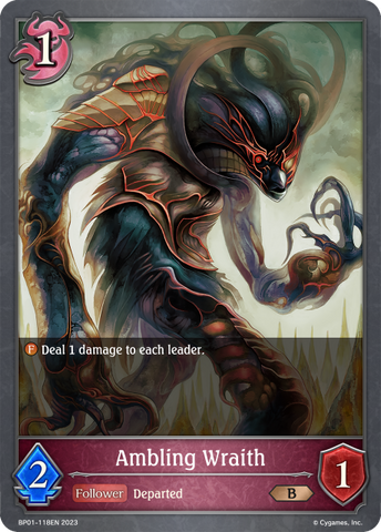 Ambling Wraith (BP01-118EN) [Advent of Genesis]