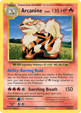 Arcanine (18/108) [XY: Evolutions]