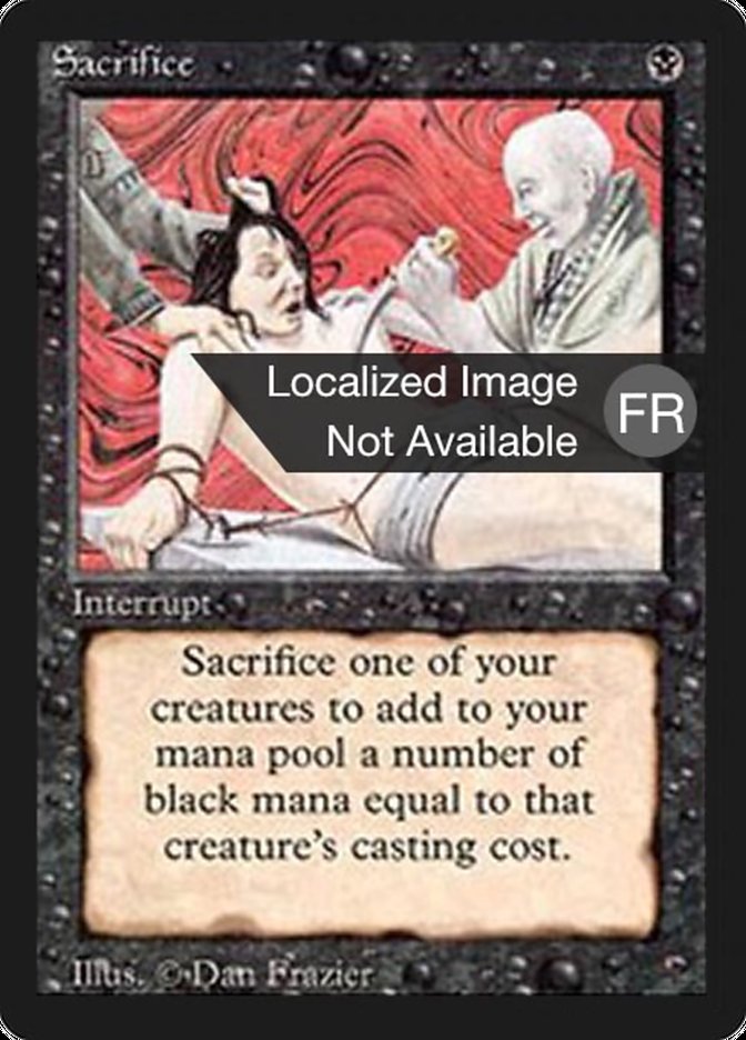 Sacrifice [Foreign Black Border]