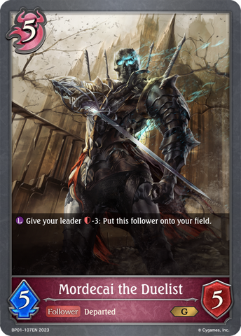 Mordecai the Duelist (BP01-107EN) [Advent of Genesis]