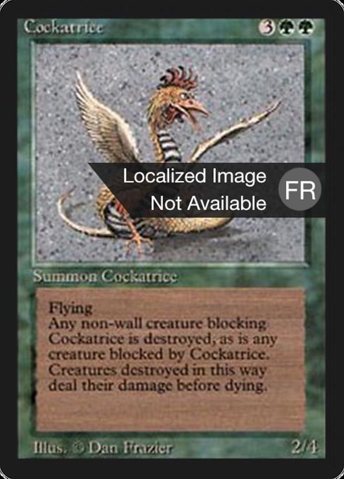 Cockatrice [Foreign Black Border]