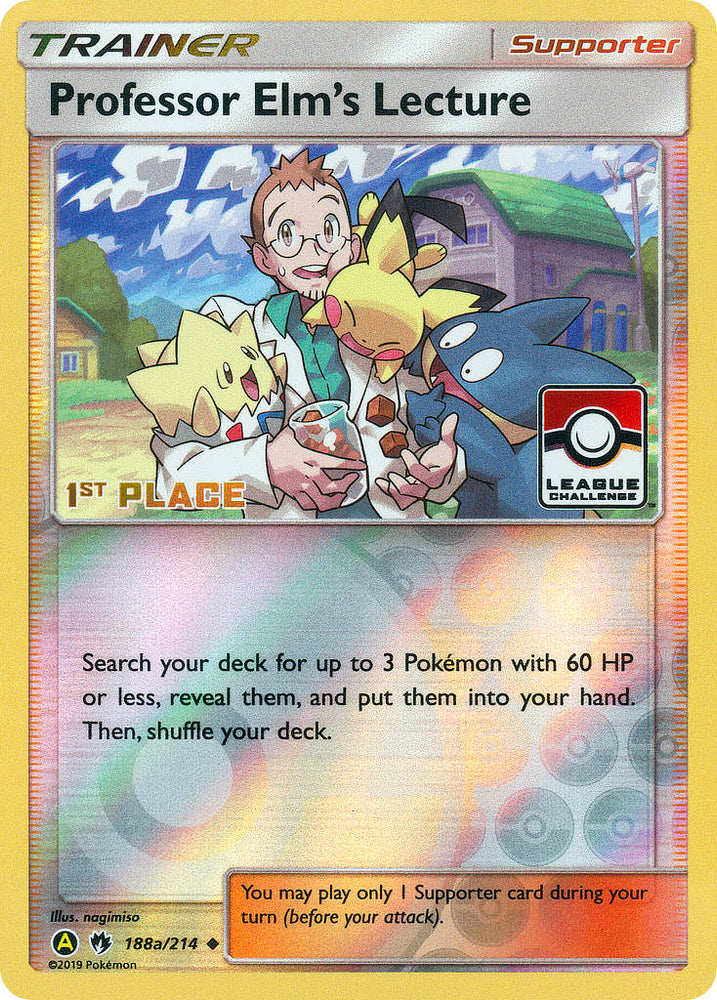 Copy of Professor Elm's Lecture (188a/214) (League Promo 2nd Place) [Sun & Moon: Lost Thunder]